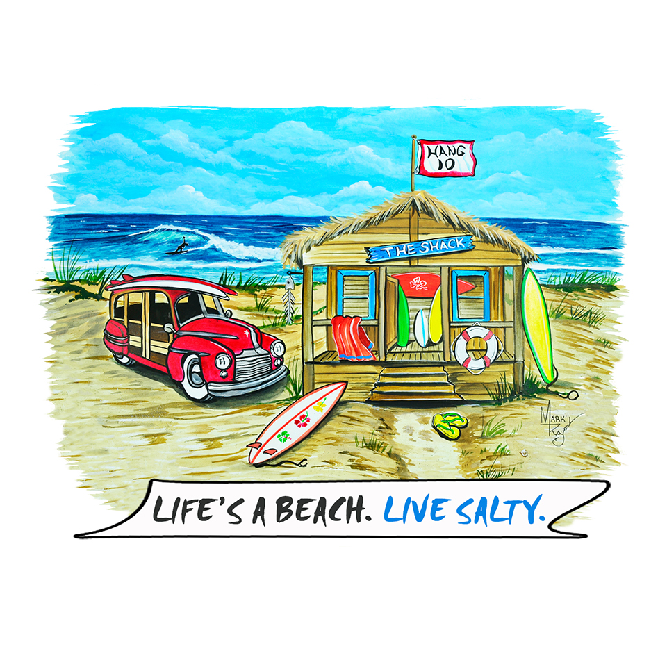 "Life's A Beach" - Beach Shack - Click Image to Close